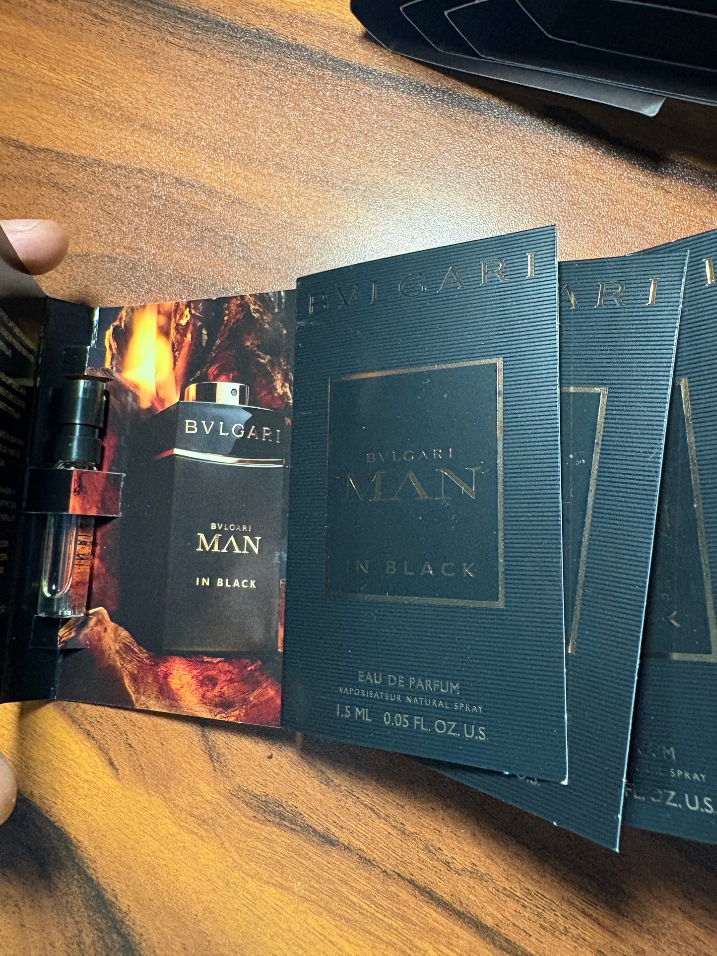 BVLGARI— MEN IN BLACK EDP (1.5ml) VIALS